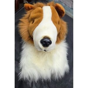 Dakin Collie Sheltie Dog Plush Realistic Stuffed Puppet 1994 Lassie Vintage